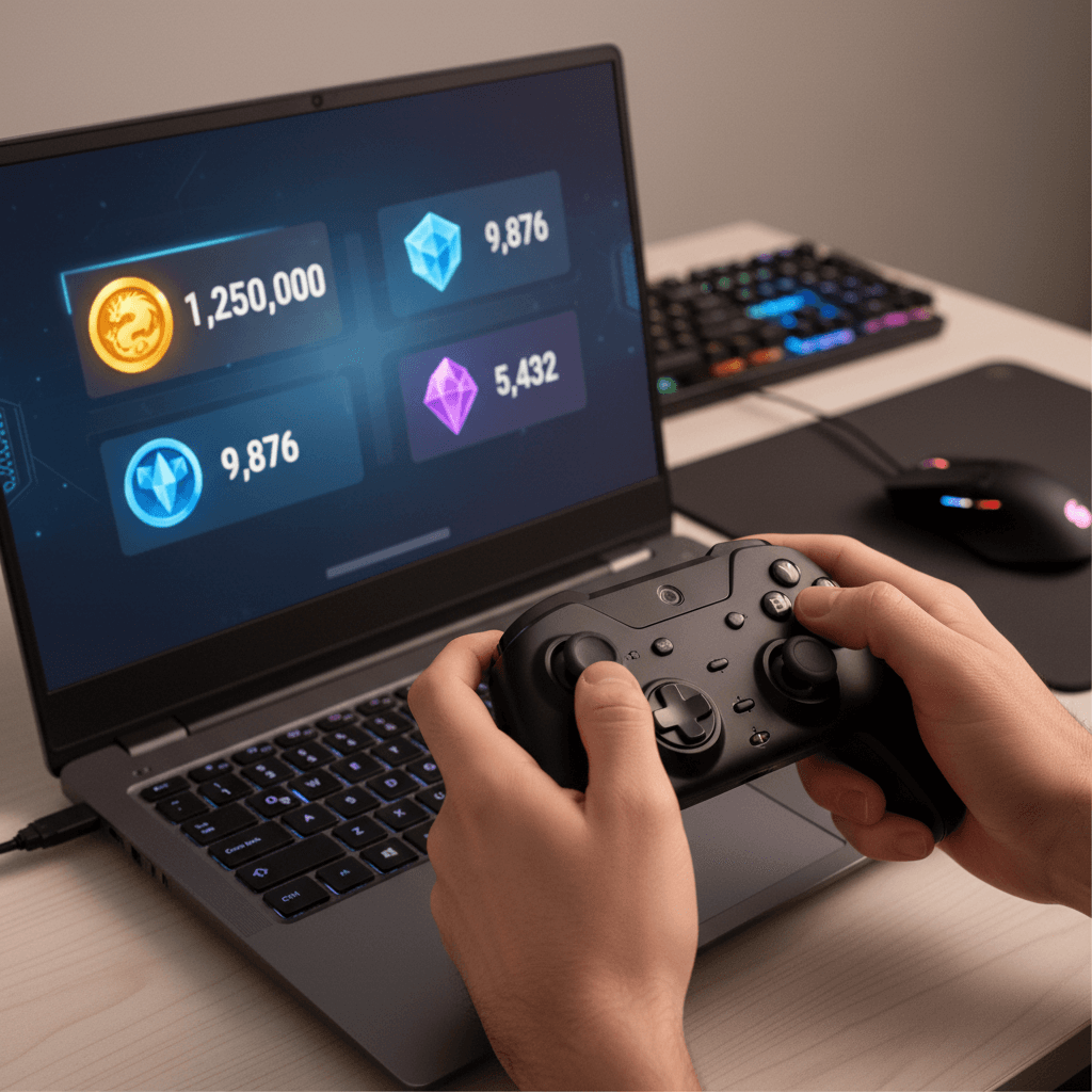 واجهة تداول العناصر الافتراضية توضح الخدمات المتخصصة