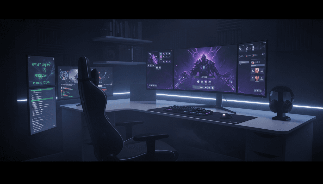 محطة عمل احترافية لتداول العناصر الافتراضية في الألعاب