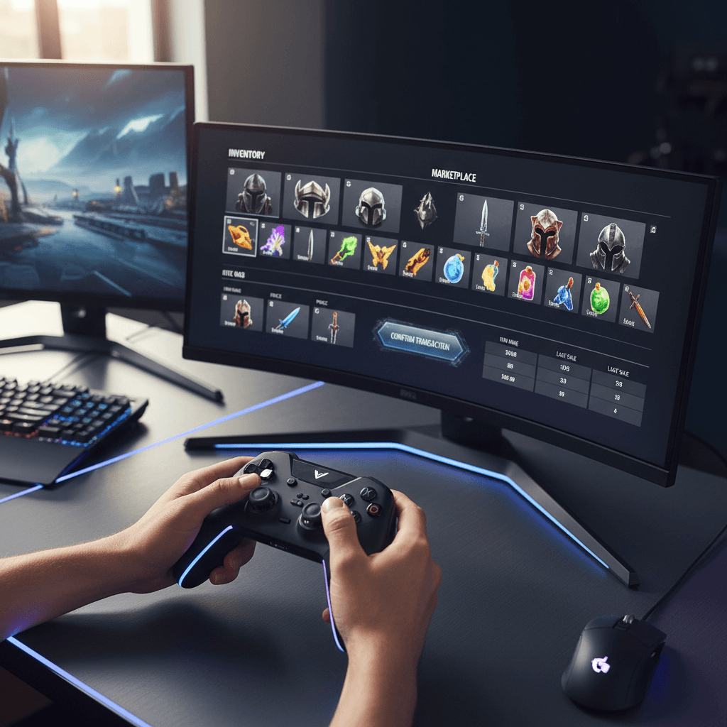 عملية تداول آمنة للأغراض الافتراضية